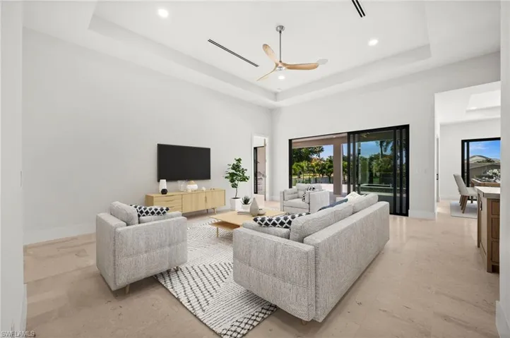Virtually Staged Living Room