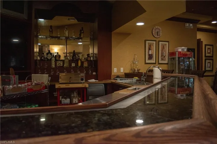 View of bar