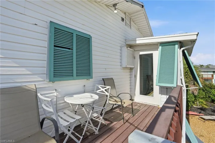 View of deck - Virtually Edited Image