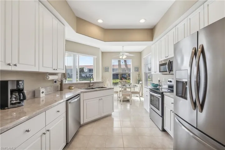 Light and bright kitchen with updated appliances.