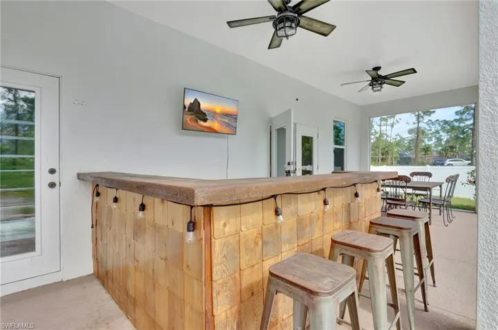 Built in Cement Bar for your enjoyment