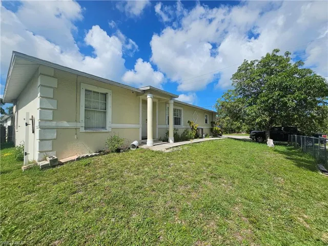 Rear view of property