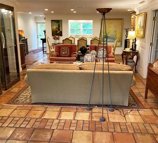 Full view from Sun Room looking toward kitchen & dining room