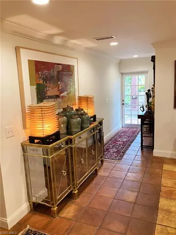 Entrance into the home