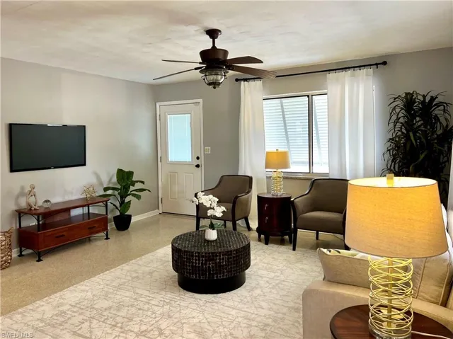Open floor plan living room