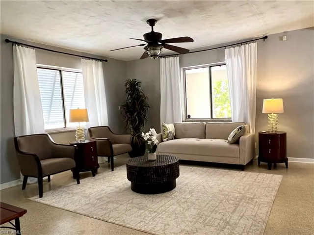 Open floor plan living room