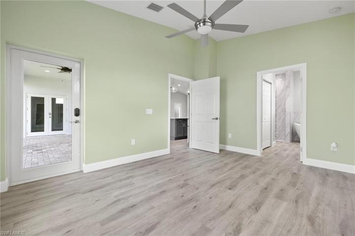 Master Bedroom #2 with ensuite bathroom & Exterior  Door to lanai