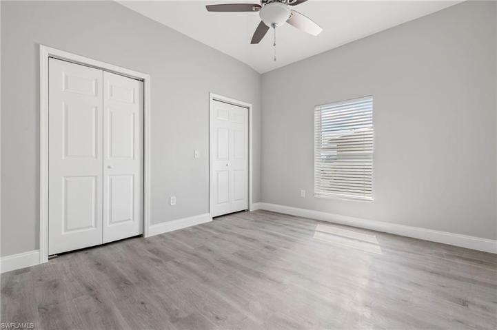 Large 3rd Bedroom with 2 large connecting closets