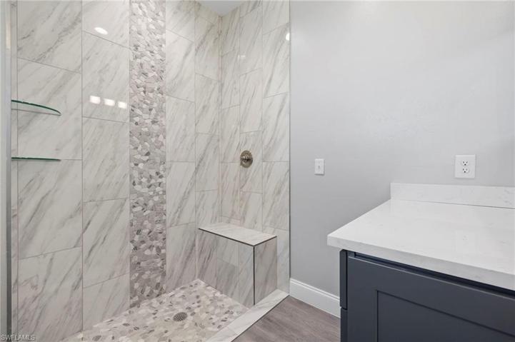 Master Bathroom #1 with Walk In Shower and Dual Vanities