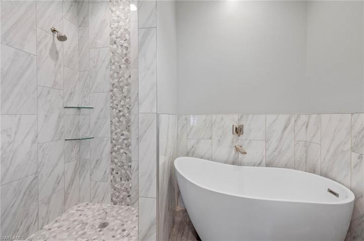 Master Bathroom #2 with Walk In Shower and Tub