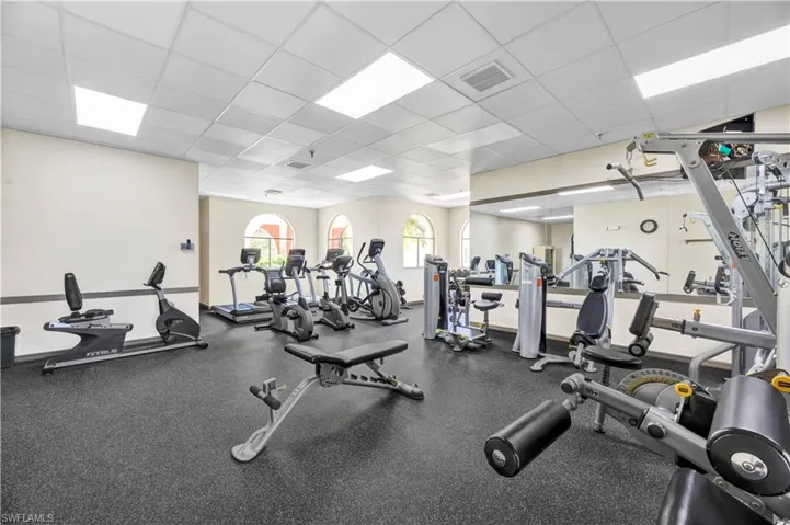 Fitness center with multiple exercise equipment to choose from