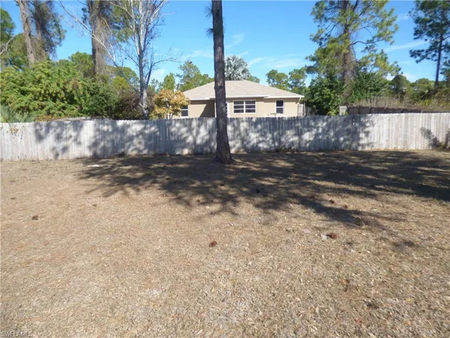 Large backyard!