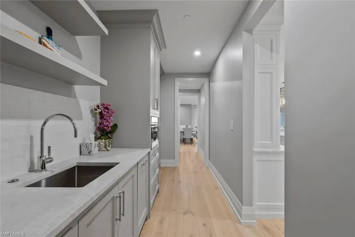 Buttlers Pantry in back of kitchen
