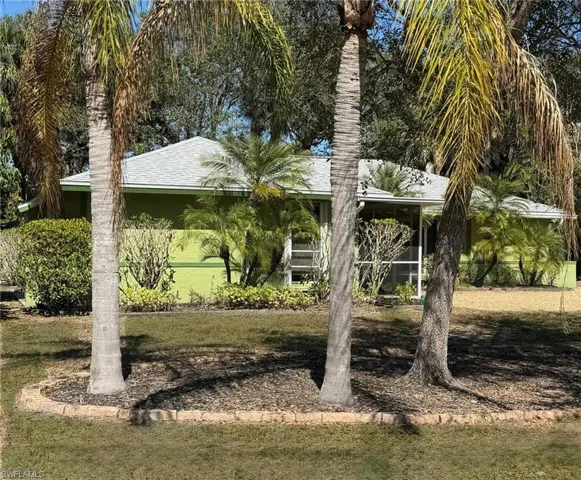 Front Facade with enhanced landscaping