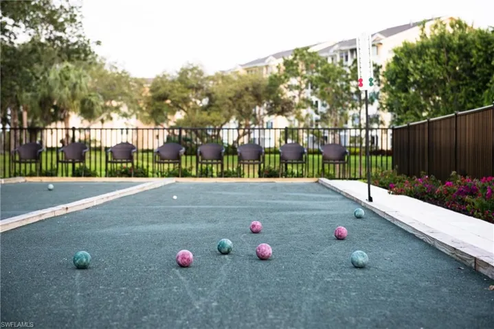 Bocce - amenity of the optional Tarpon Cove Club Membership