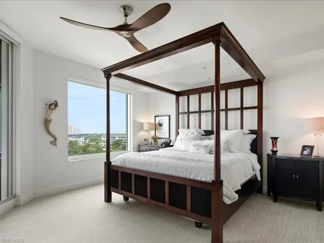 Large Master Bedroom with King Size Bed, also new electric blackout shades