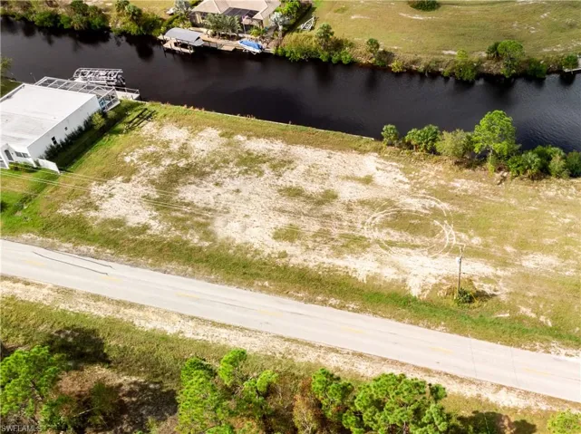 Aerial view 3252 and 3256 Old Burnt Store Rd N