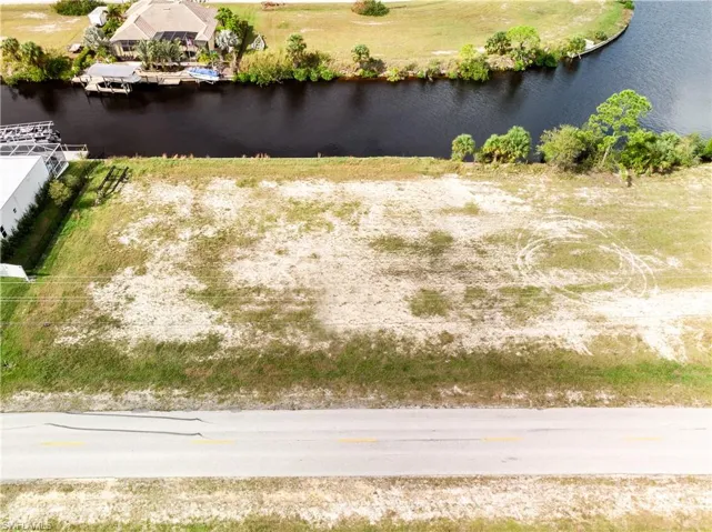 Aerial view 3252 and 3256 Old Burnt Store Rd N