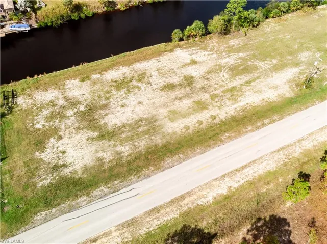 Aerial view 3252 and 3256 Old Burnt Store Rd N