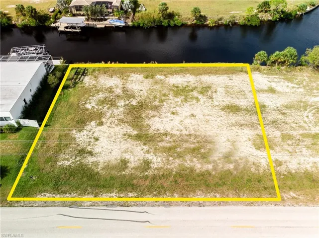 Aerial view 3252 and 3256 Old Burnt Store Rd N
