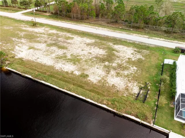 Aerial view 3252 and 3256 Old Burnt Store Rd N