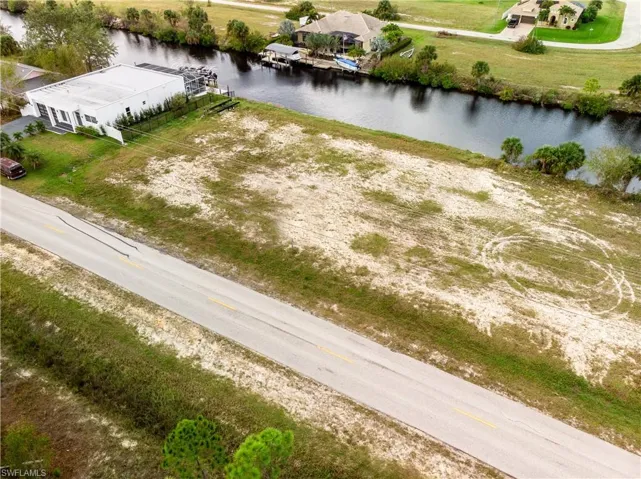 Aerial view 3252 and 3256 Old Burnt Store Rd N