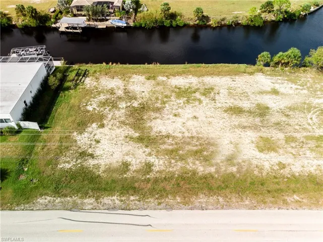 Aerial view 3252 and 3256 Old Burnt Store Rd N