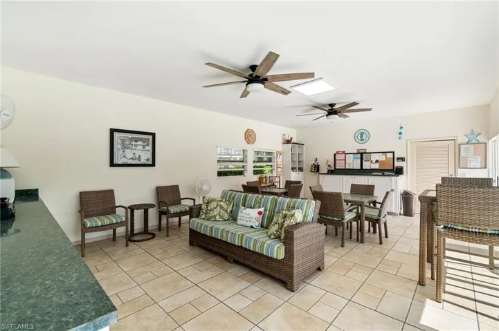 Community room.  Seabreeze offers many social activities to take part in.