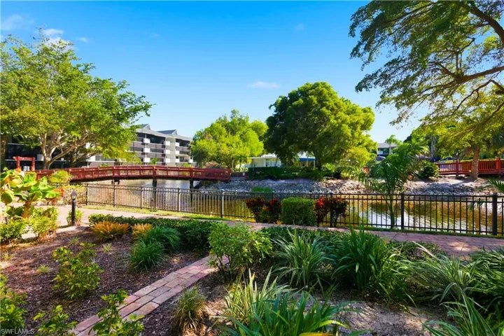 Surrounding community featuring a water view