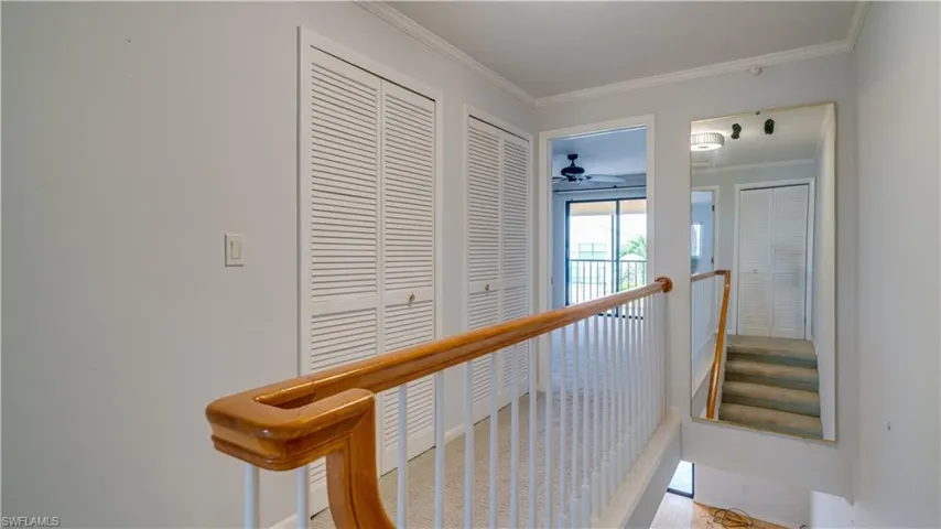 Hallway Upstairs with Storage