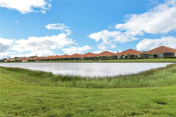 Water view with nearby suburban area