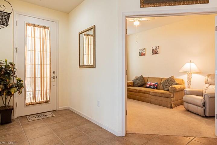Entry foyer and den