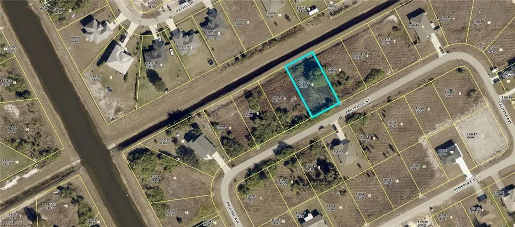 Property Survey, Aerial Plat Map. Illustrating the boundaries and positioning of the property relative to the surrounding land parcels