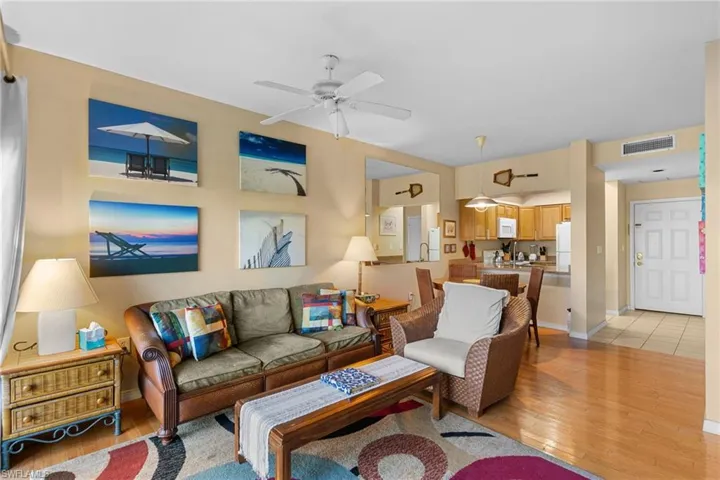 Spacious screened-in lanai is the perfect retreat to relax and enjoy the peaceful waterfront scenery!