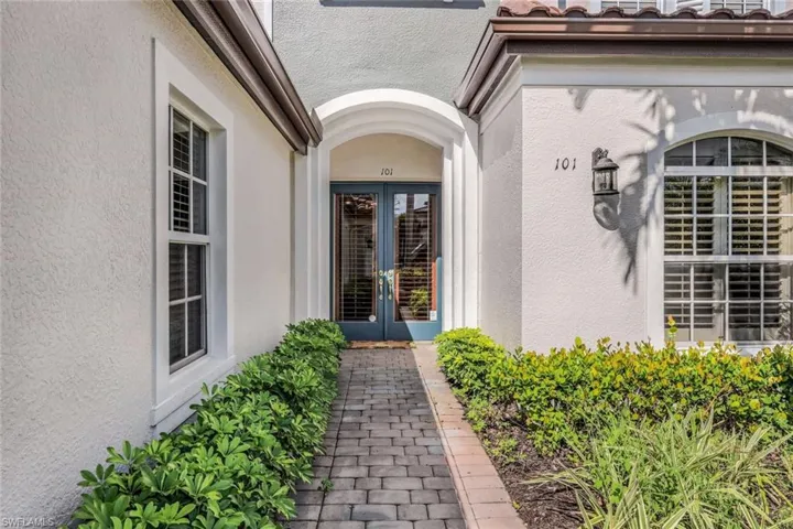 Doorway to property with french doors