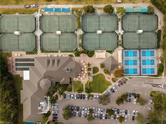 Tennis, Pickleball Courts and Clubhouse