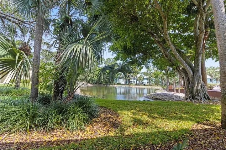 Lake view from patio, Pool is just steps away!