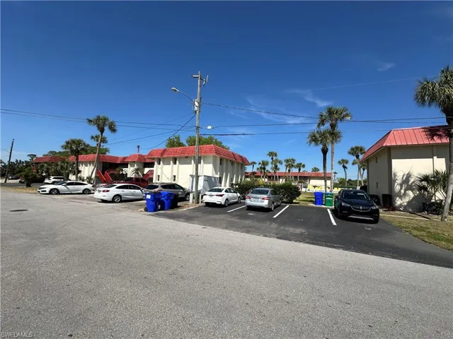 View of uncovered parking lot