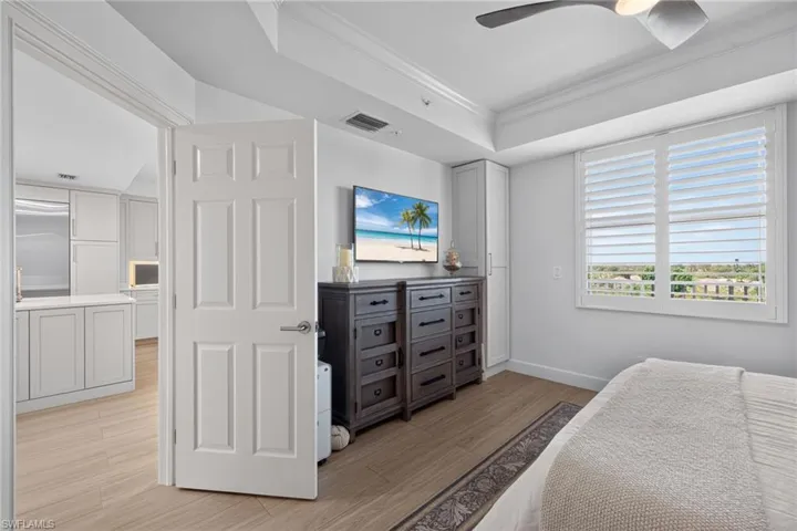 An extra closet was added for additional storage