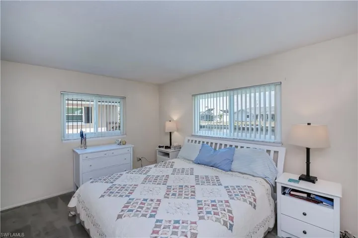 generous master bedroom