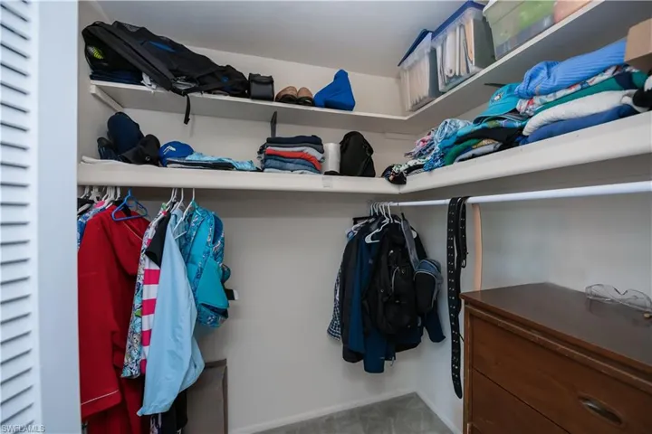 huge guest bedroom closet