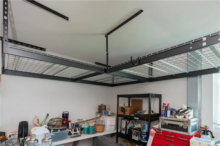 Lots of overhead storage