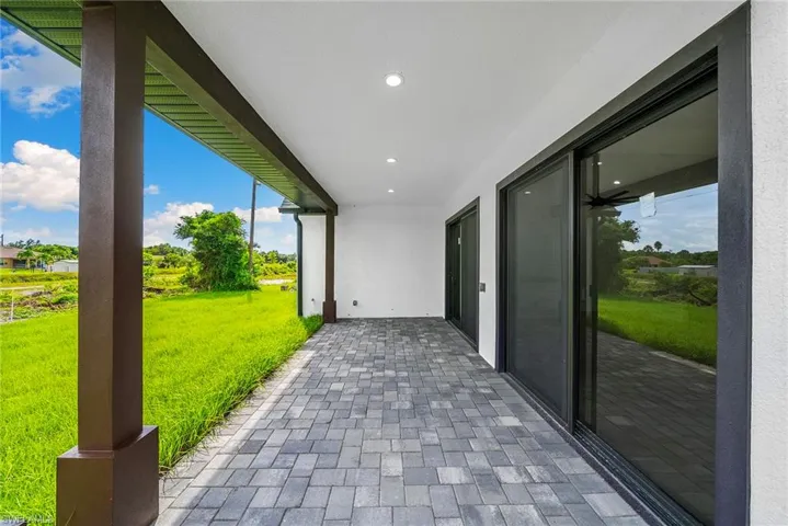 View of patio