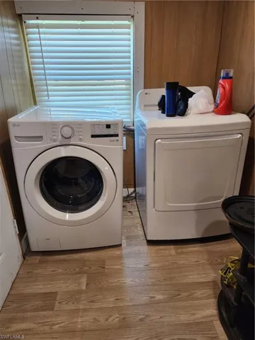 New washer and dryer