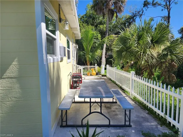 View of patio