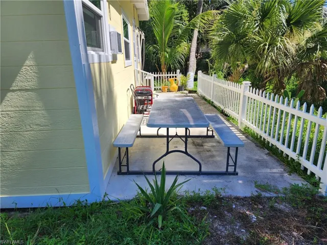 View of patio