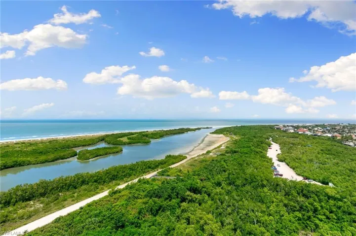 Balcony with view of Tigertail Beach Nature Preserve