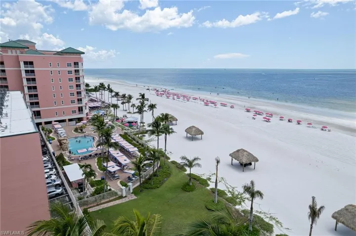 The beachview...and those notable pink umbrellas!