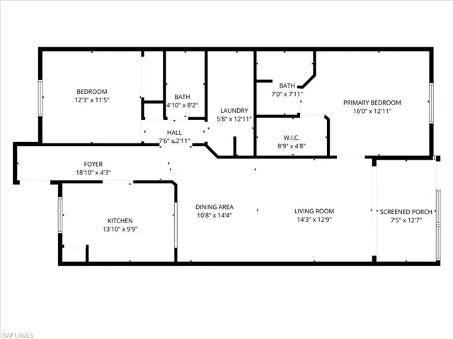 View of room layout