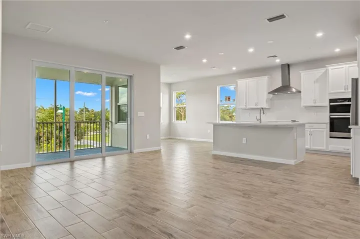 Kitchen, Great Room and Dining All Open